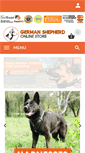 Mobile Screenshot of german-shepherd-dog-breed-store.com