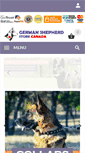 Mobile Screenshot of german-shepherd-dog-breed-store.ca